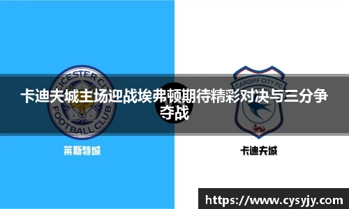 卡迪夫城主场迎战埃弗顿期待精彩对决与三分争夺战